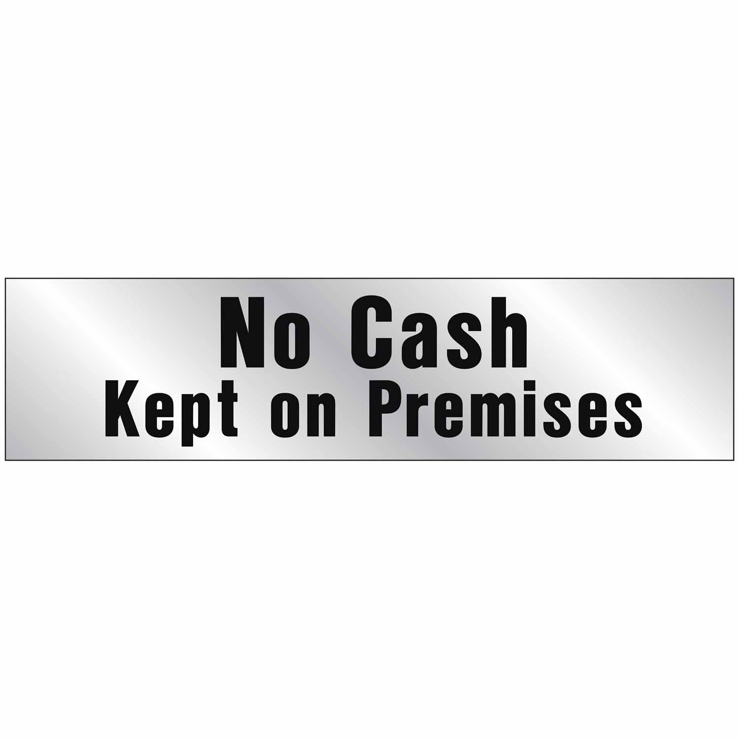 thumbnail image 2 of No Cash Left On Premises Overnight Label NHE-18447 Security 2 of 12
