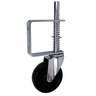 Rubber Gate Castor Wheel 100mm Black