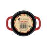 Casserole Dish Cast Iron Enamel 100mm Red