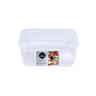 Container Clear with White Clips 1L
