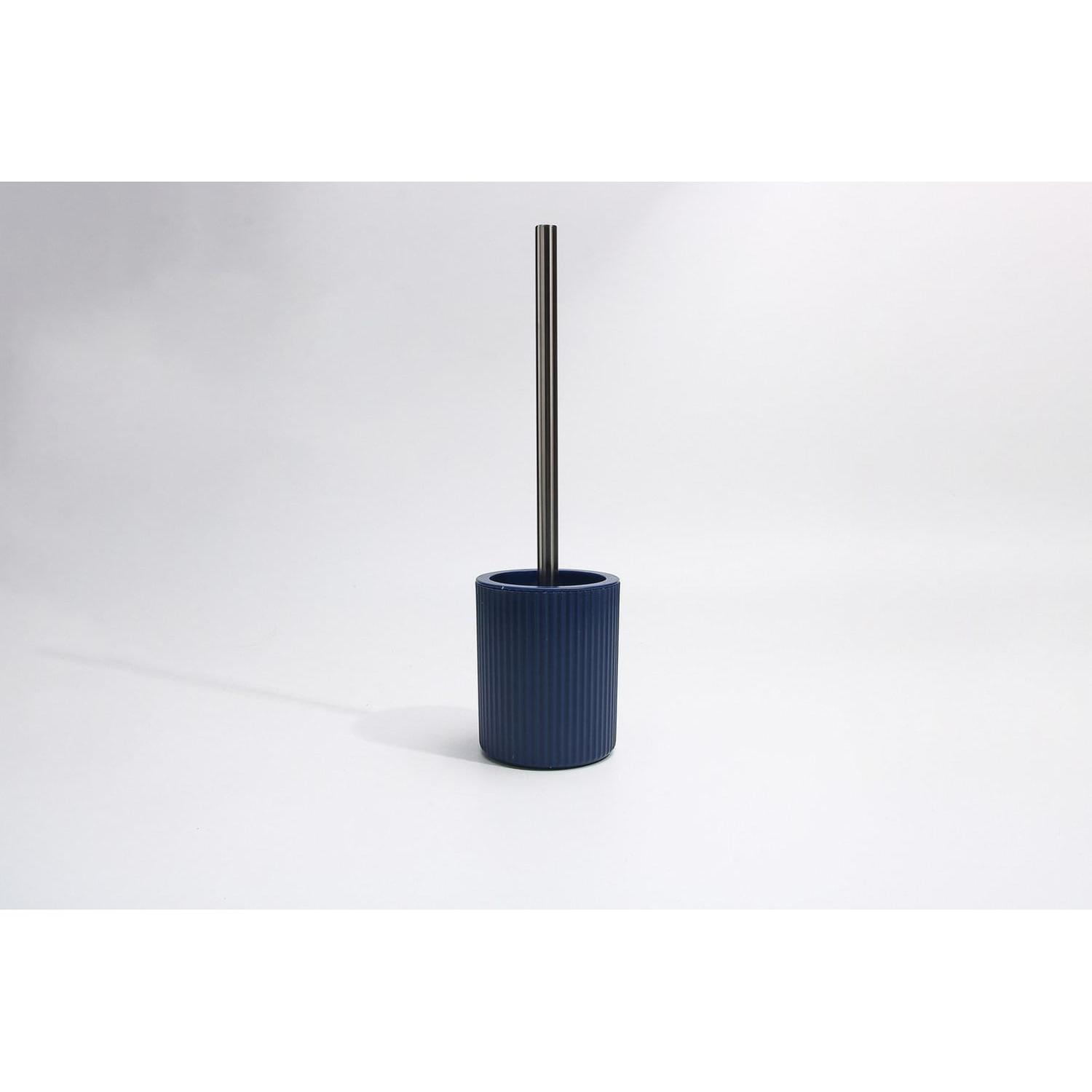 Amelia Toilet Brush Holder  Navy