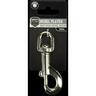 Snap Hook Round Swivel  12mm Nickel Plated