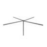 Rotary Clothesline 4 Metre Diameter Black