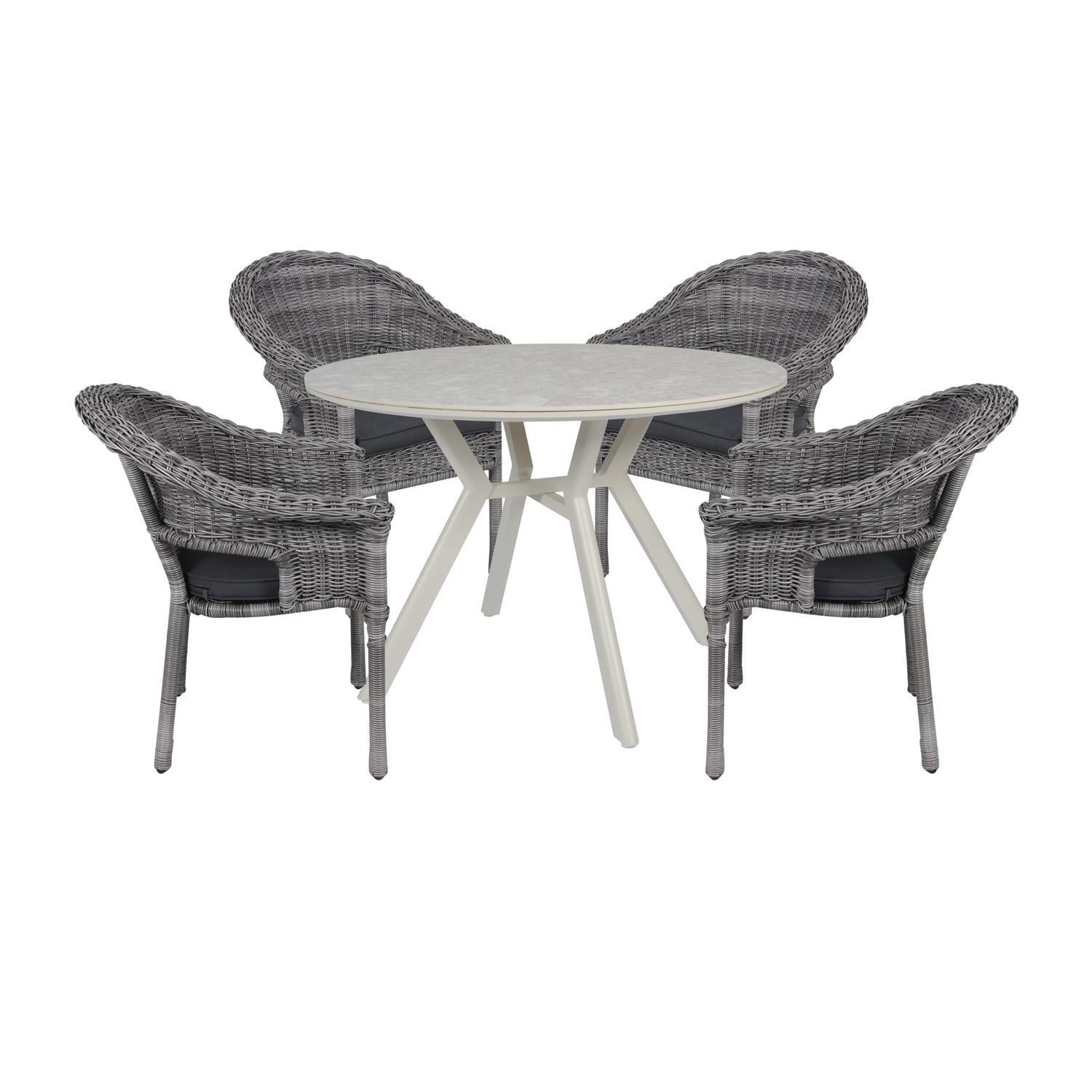 Chicago Outdoor 5 Piece Dining Setting