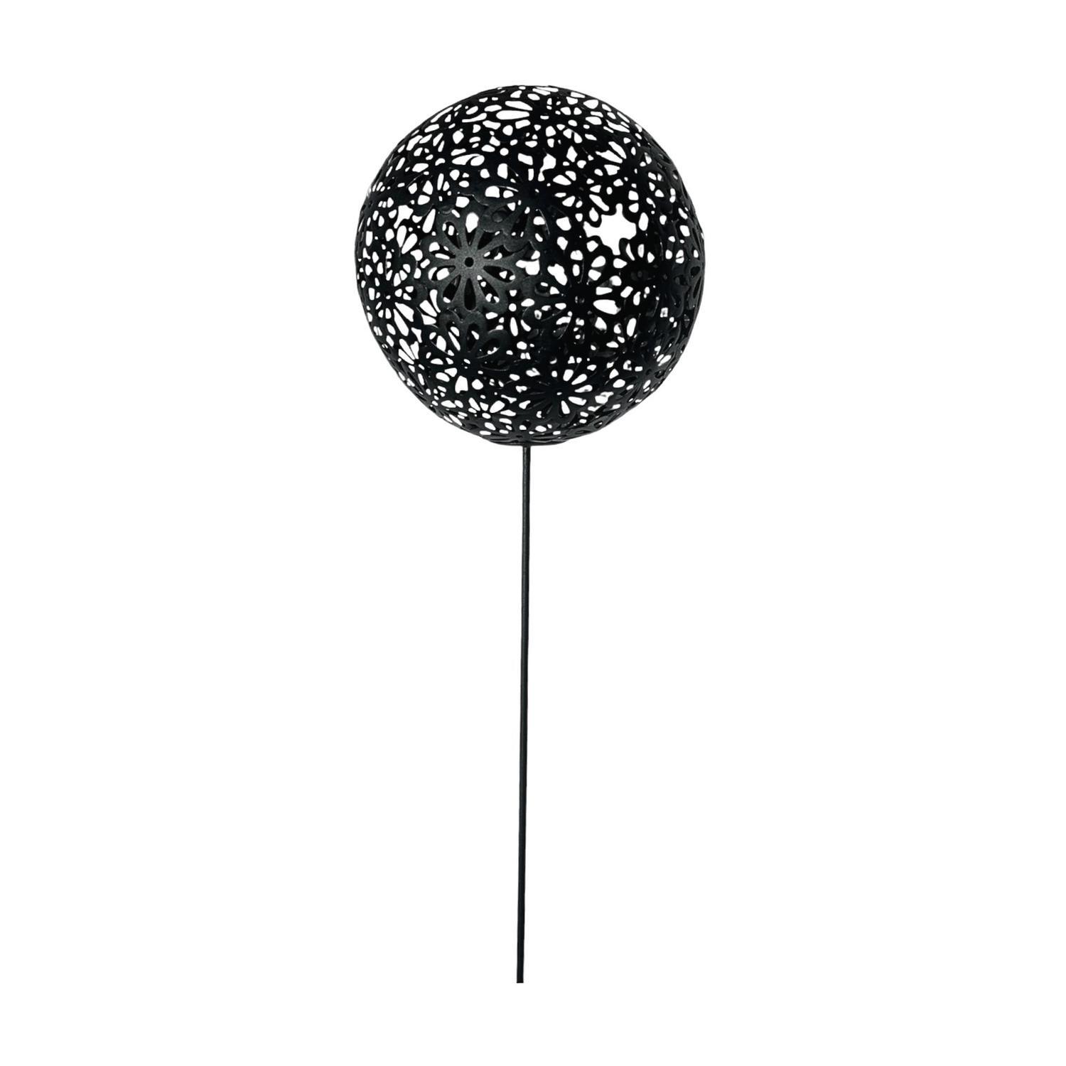 Floral Sphere Large Black