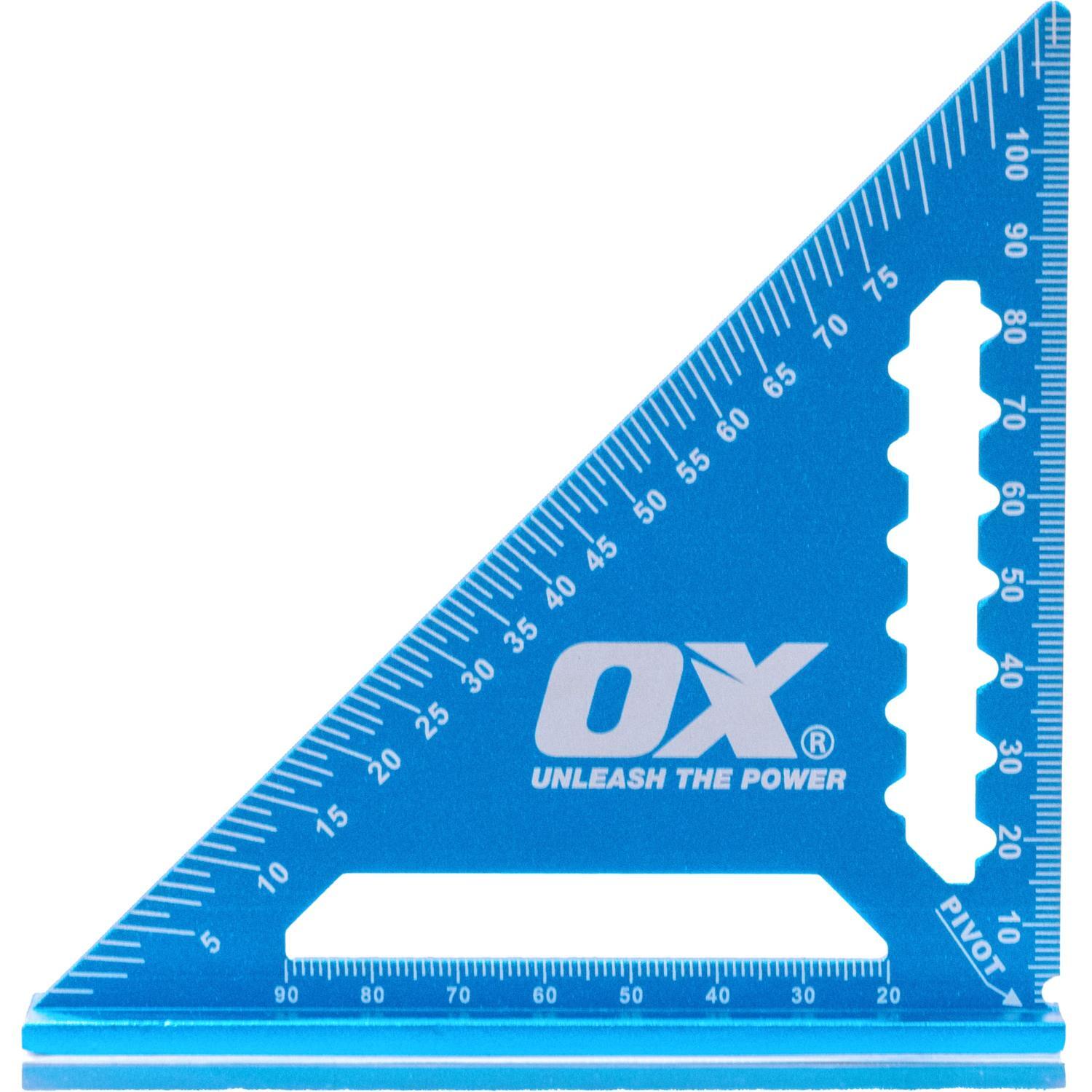 Ox | Aluminium Rafter Square Combo 120mm & 180 m Blue | Mitre10