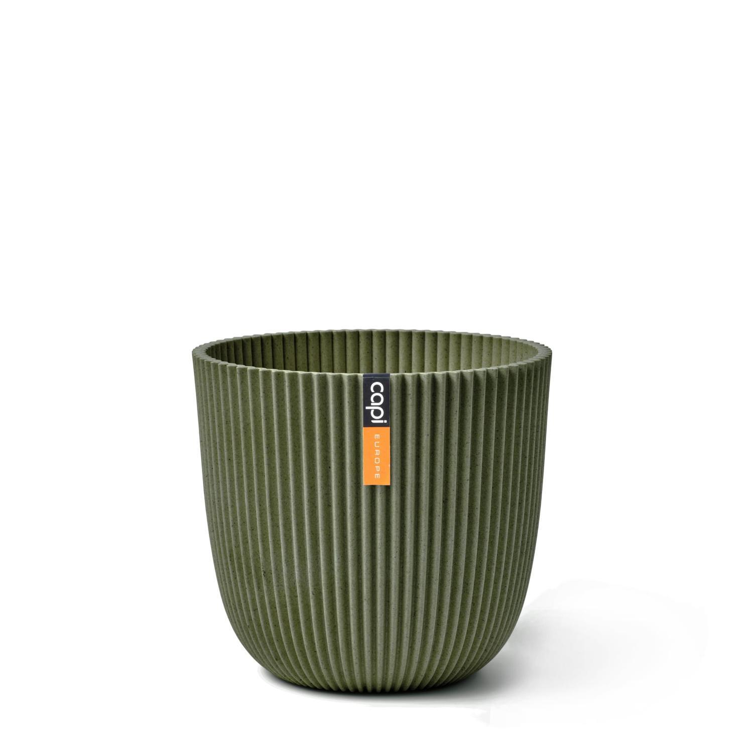 Lightweight Groove Grass Green Pot Green L