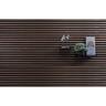 Shelf Steel powder coated finish browned steel 194mm