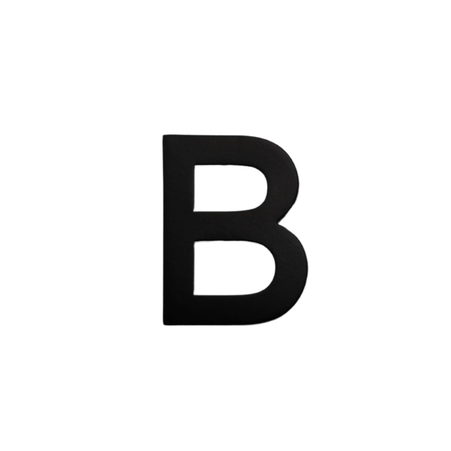 Adhesive Black Alphabet #B 50mm