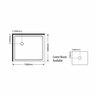 Luxury 2000 Frameless Shower - Left Hand Tray