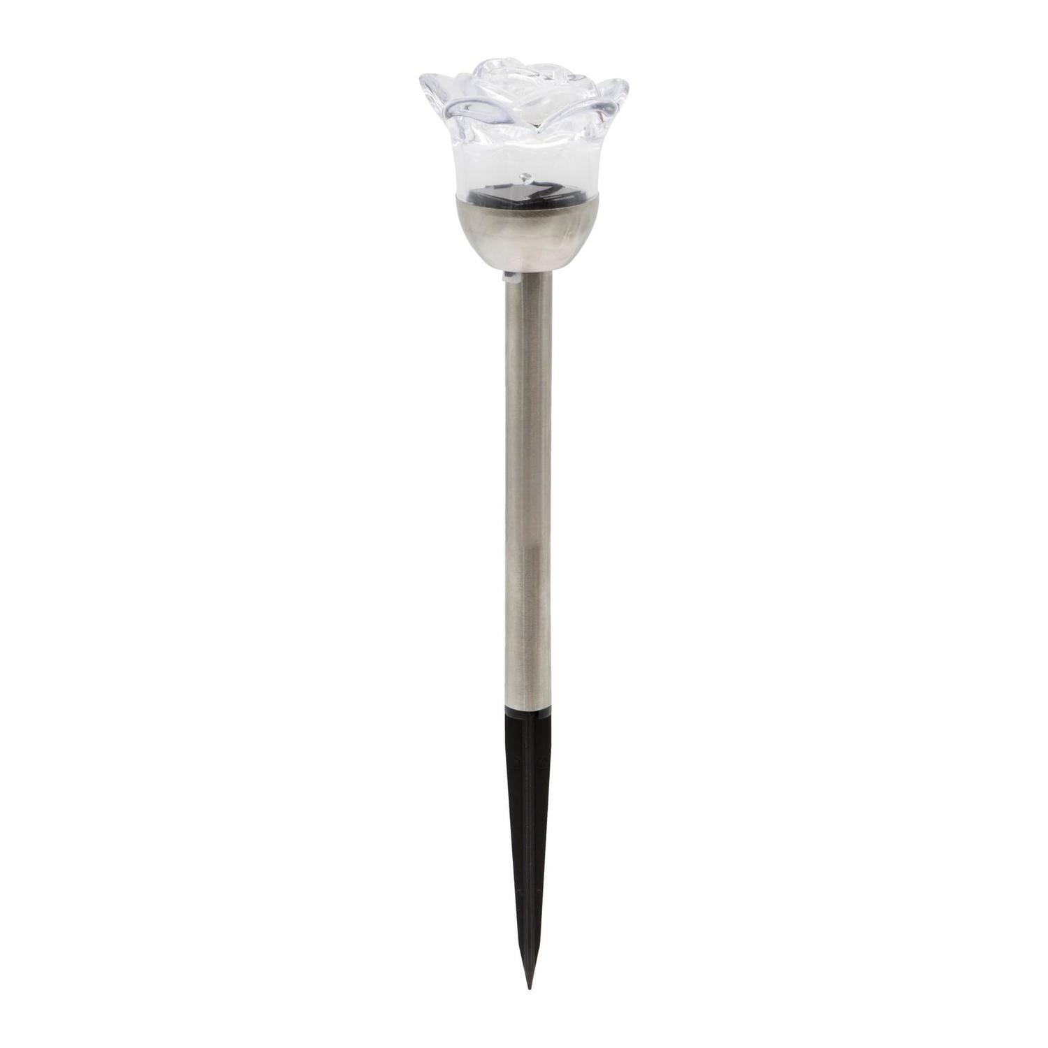 Rose Colour Changing Stake Light 255mm Assorted
