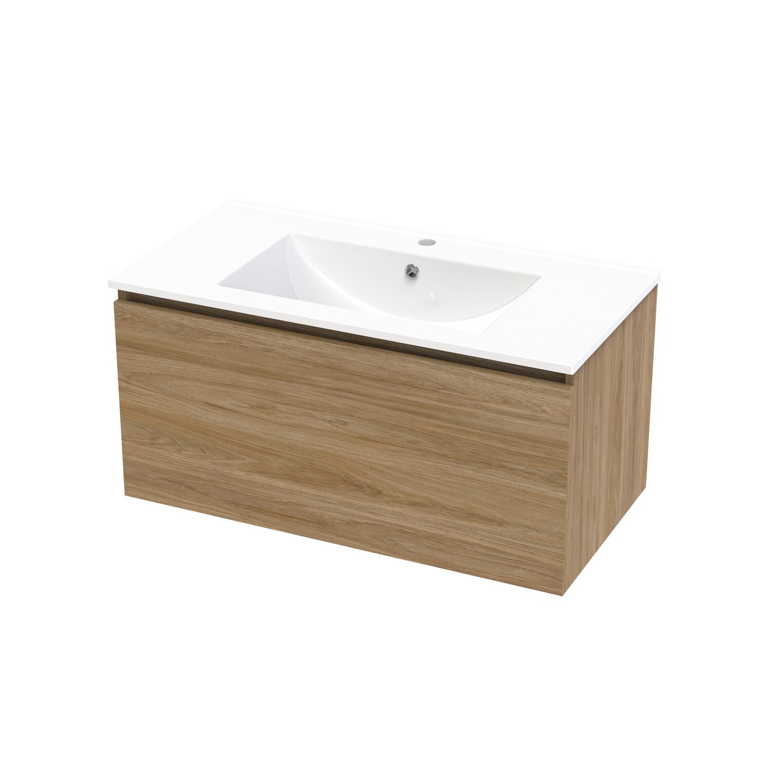 Single Drawer Wall Hung Vanity