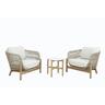 Outdoor Lounge Setting 3 Piece Seats 2