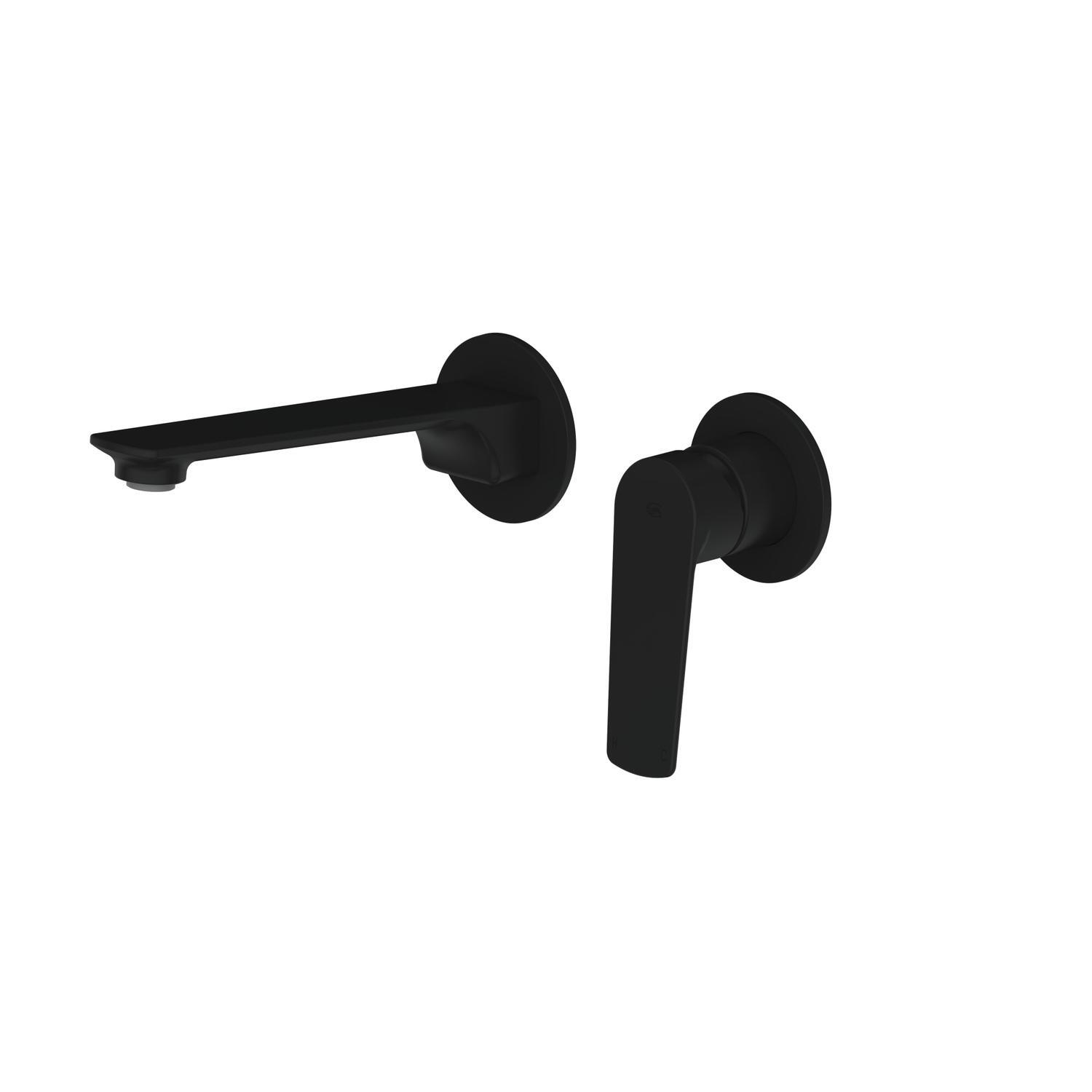 Wall Basin Mixer Black