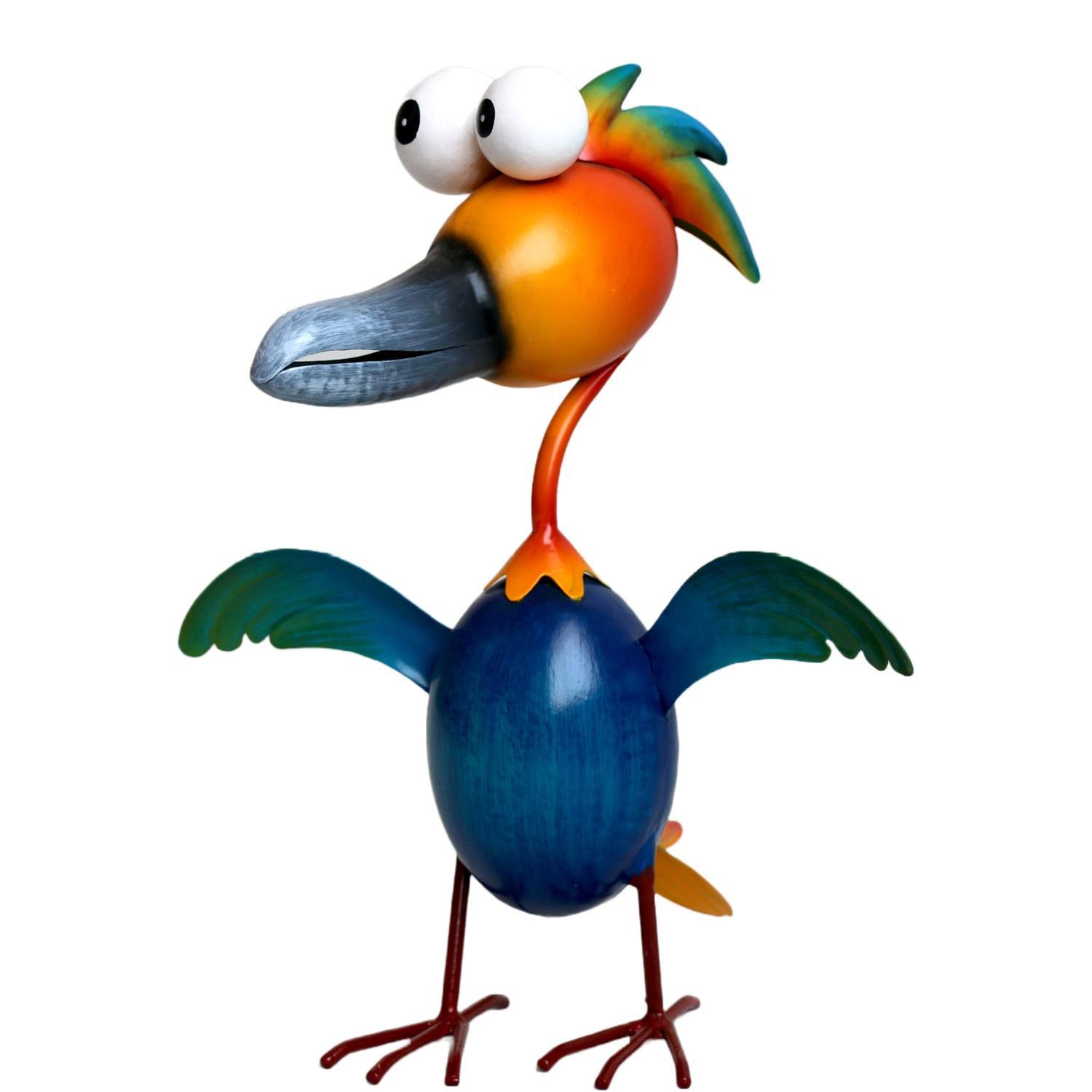 Polly the Parrot Metal Garden D cor