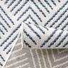 Matakana 160x230 Geometric Blue Outdoor Rug