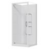 2 Sided Side Mould Acrylic Shower 900 x 900 x 2015mm White