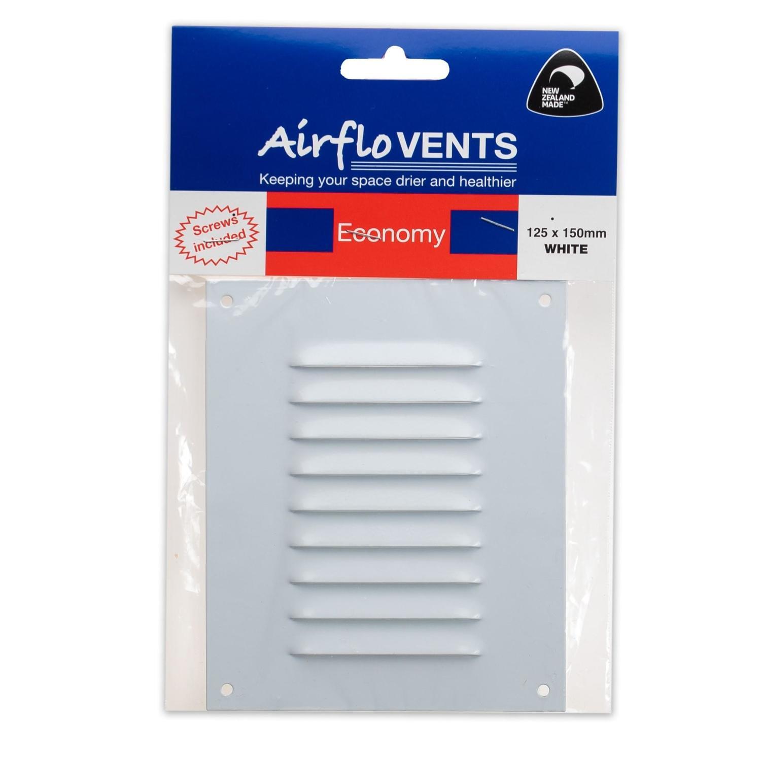 Louvre Vent 125 x 150 mm White
