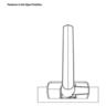 Window Fastener Right Hand Black