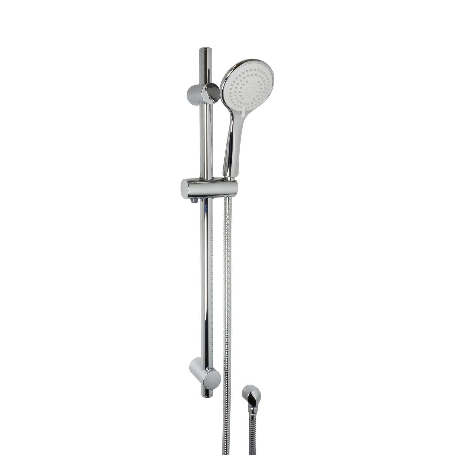 Multifunction Slim Shower Rail  Chrome