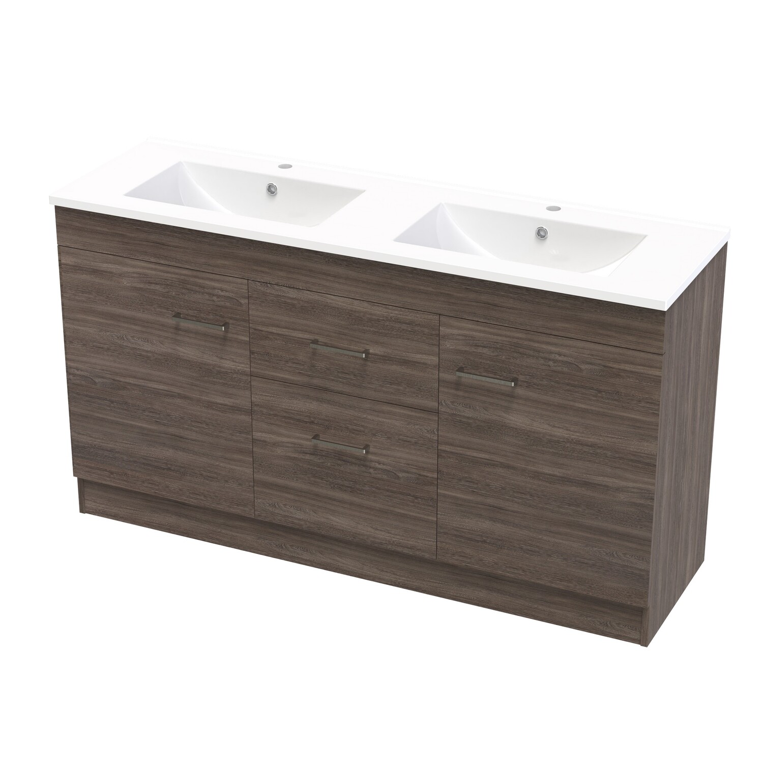 Cashmere Double Bowl Classic Floor Standing Vanity