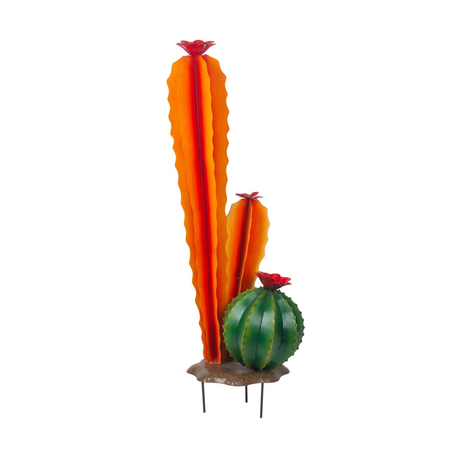 Tall Metal Cactus Small