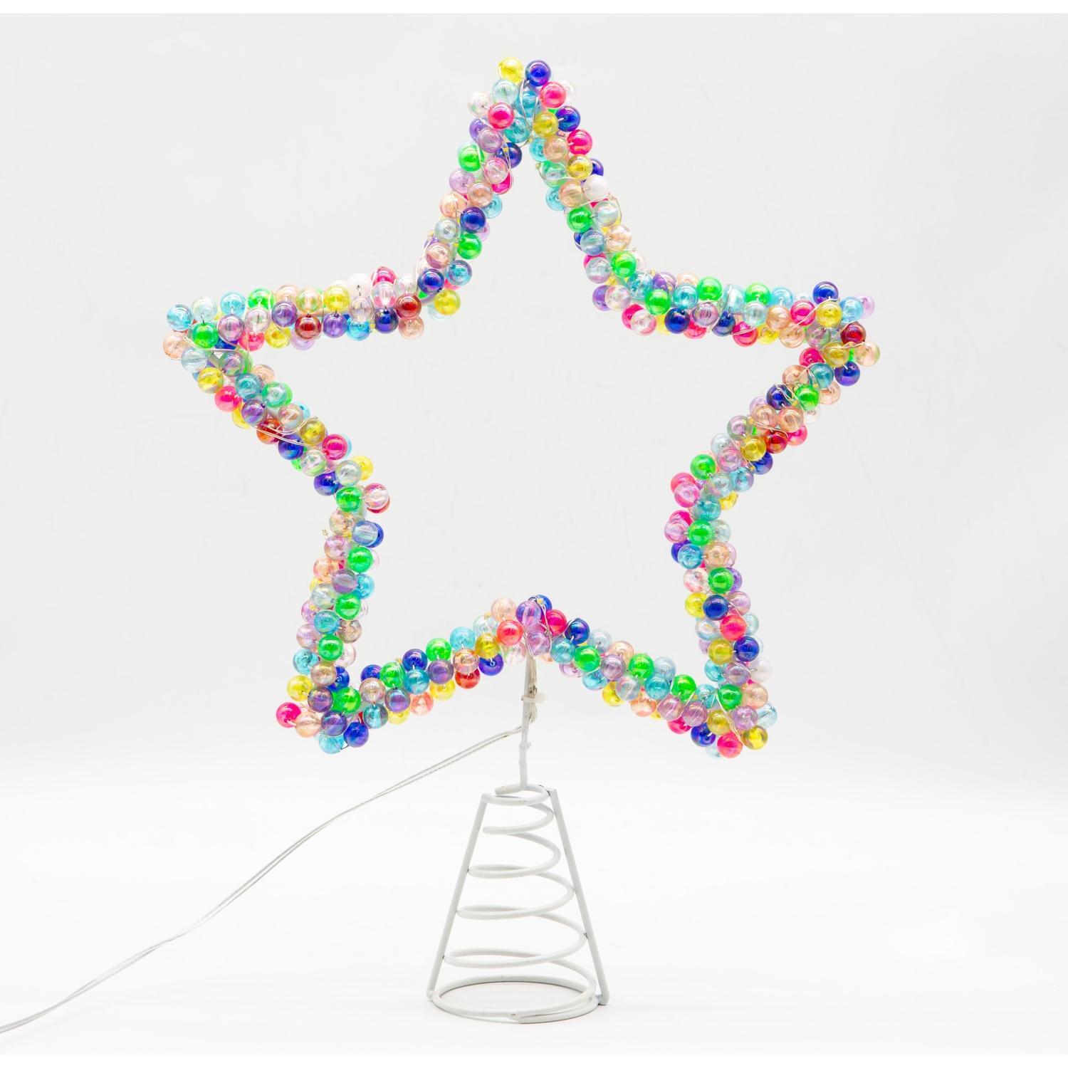 Gumdrops Lit Tree Topper 35cm