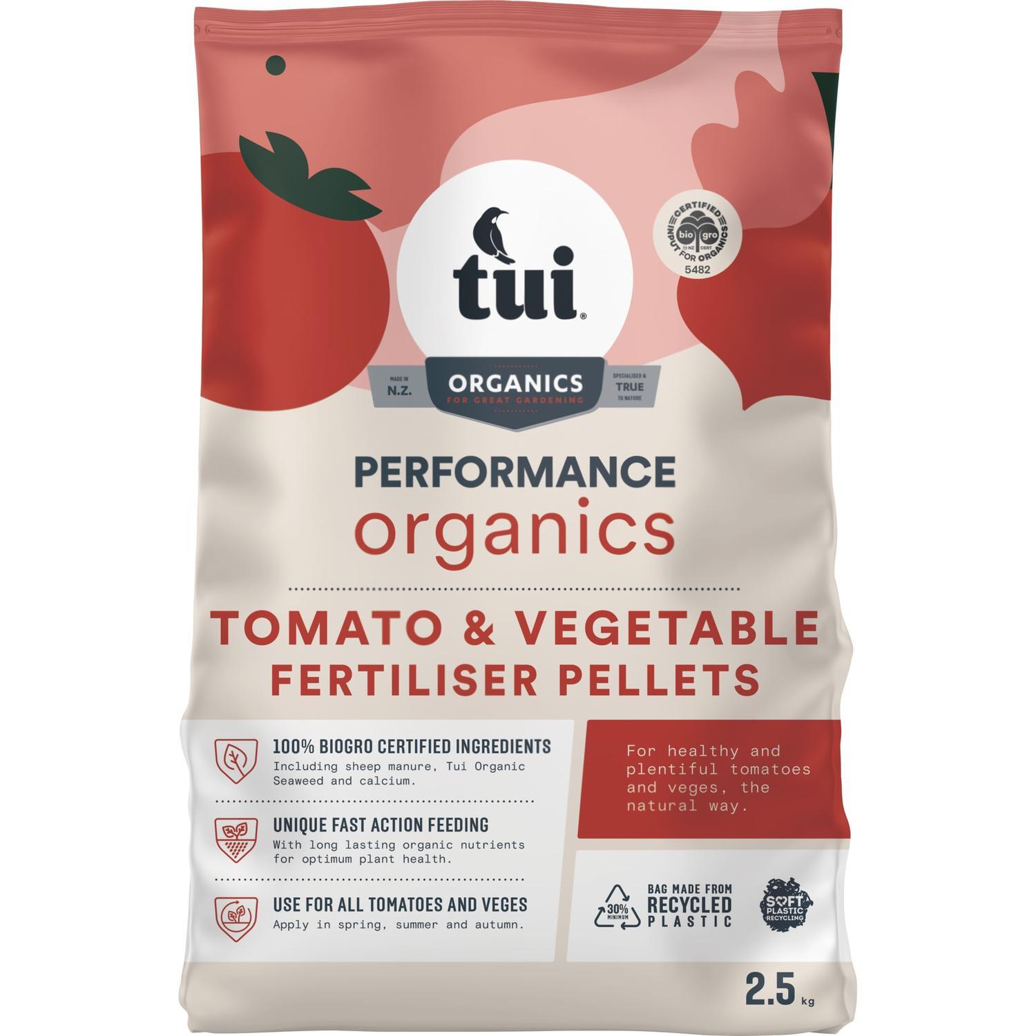 Tomato and Vegetable Fertiliser Pellets 2.5kg