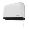 Ceramic Bathroom Heater White H: 242mm, W: 350mm, D: 115mm