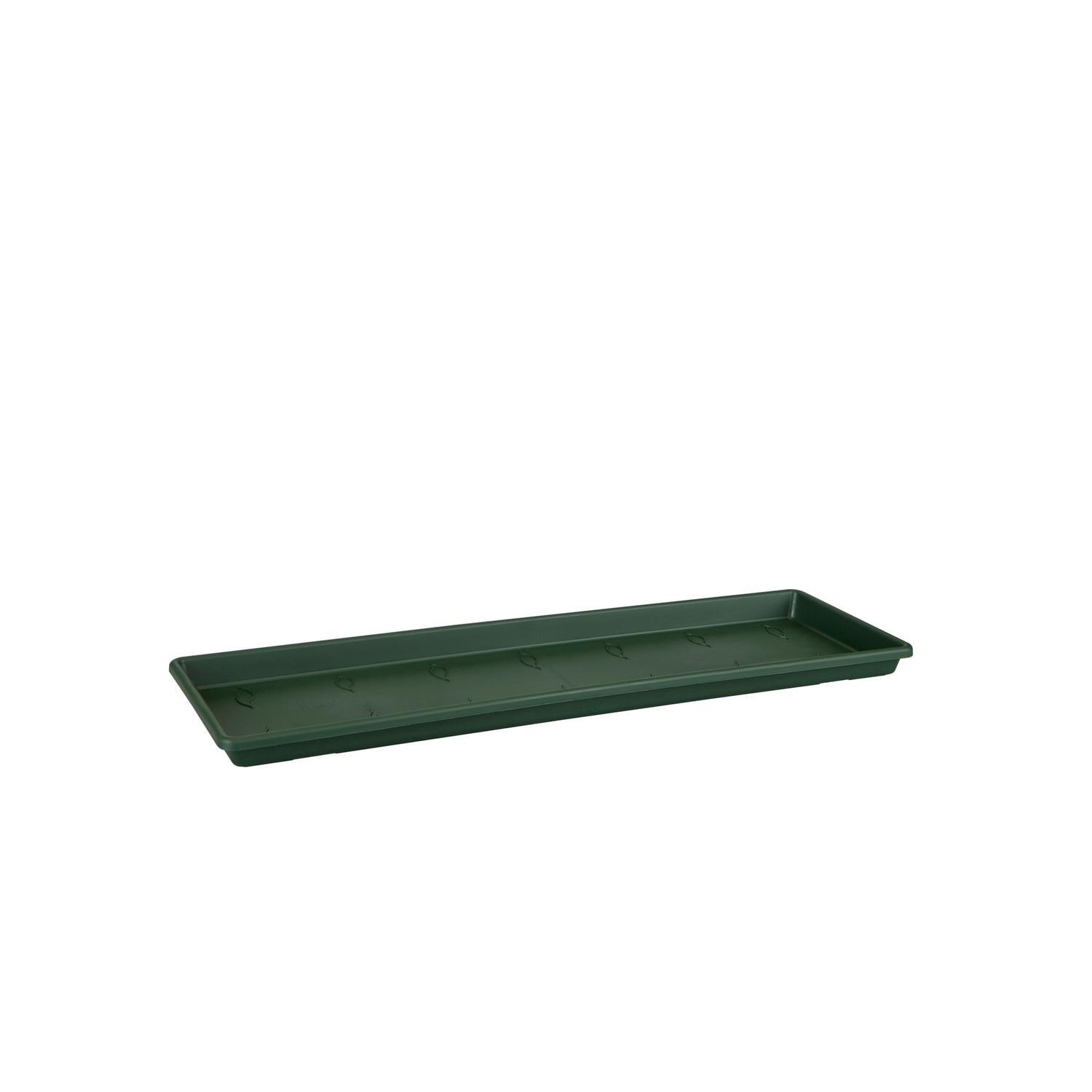 Plastic Green Basics Trough Saucer
