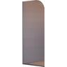 Curved Reeded Glass Shower Panel