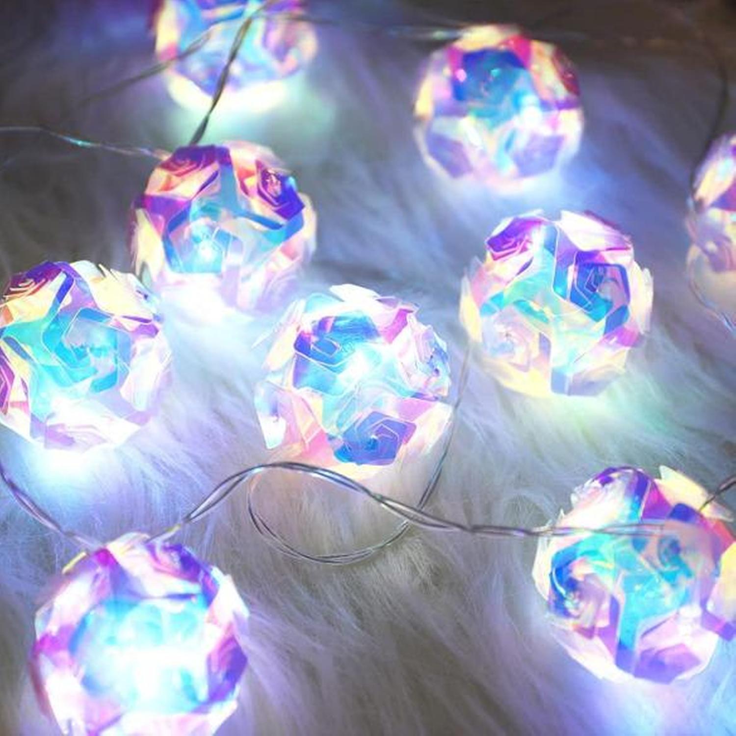 10 Led Iridescent Ball String Light
