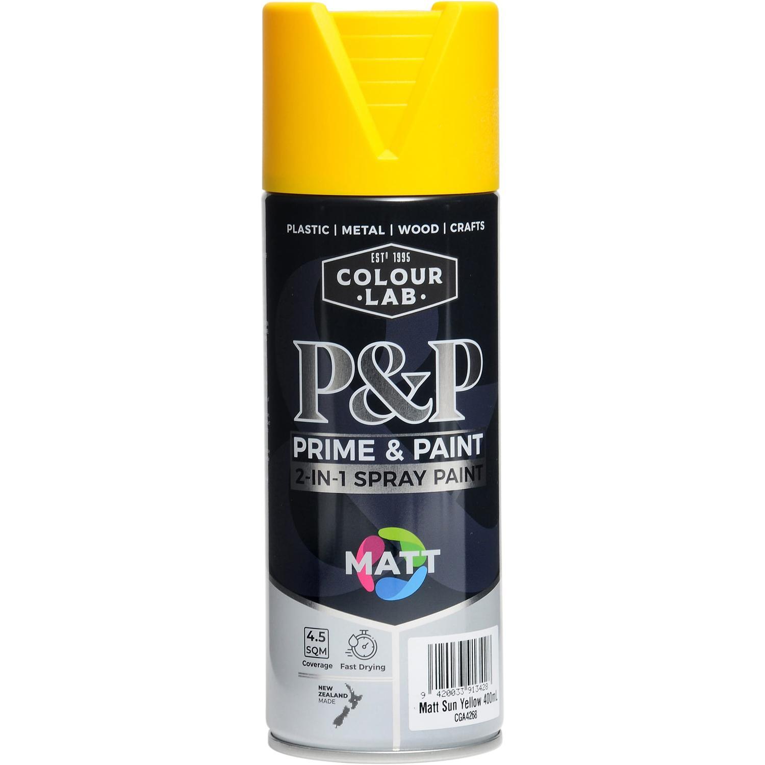 Aerosol Spray Paint 400ml Yellow