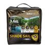 Platinum Shade Sail Platinum Square 3.6M Stone