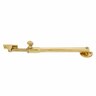 Telescopic Stay - Round 240mm Polished Brass Finish