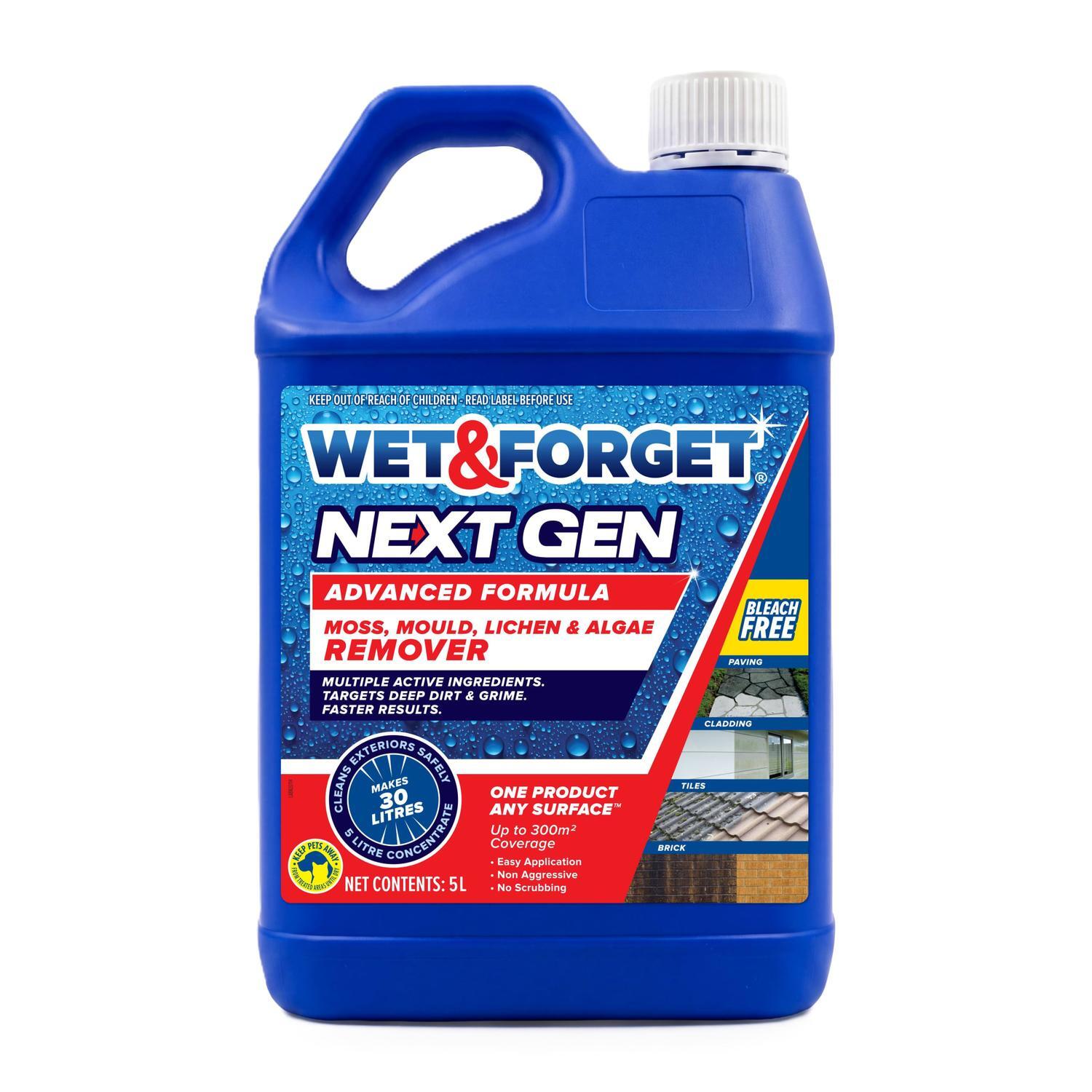 Outdoor Advanced Moss, Mould, Lichen & Algae Remover Concentrate 5L
