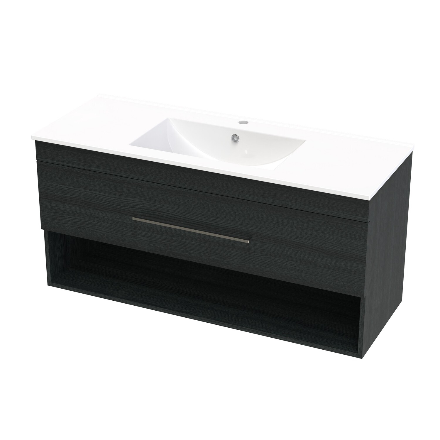 Cashmere Drawer Open Wall Hung Vanity