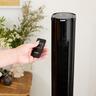 Tower Fan and Heater 107cm/2200 Watt Black