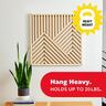 Picture Hanging Strip  Pack 4 Black
