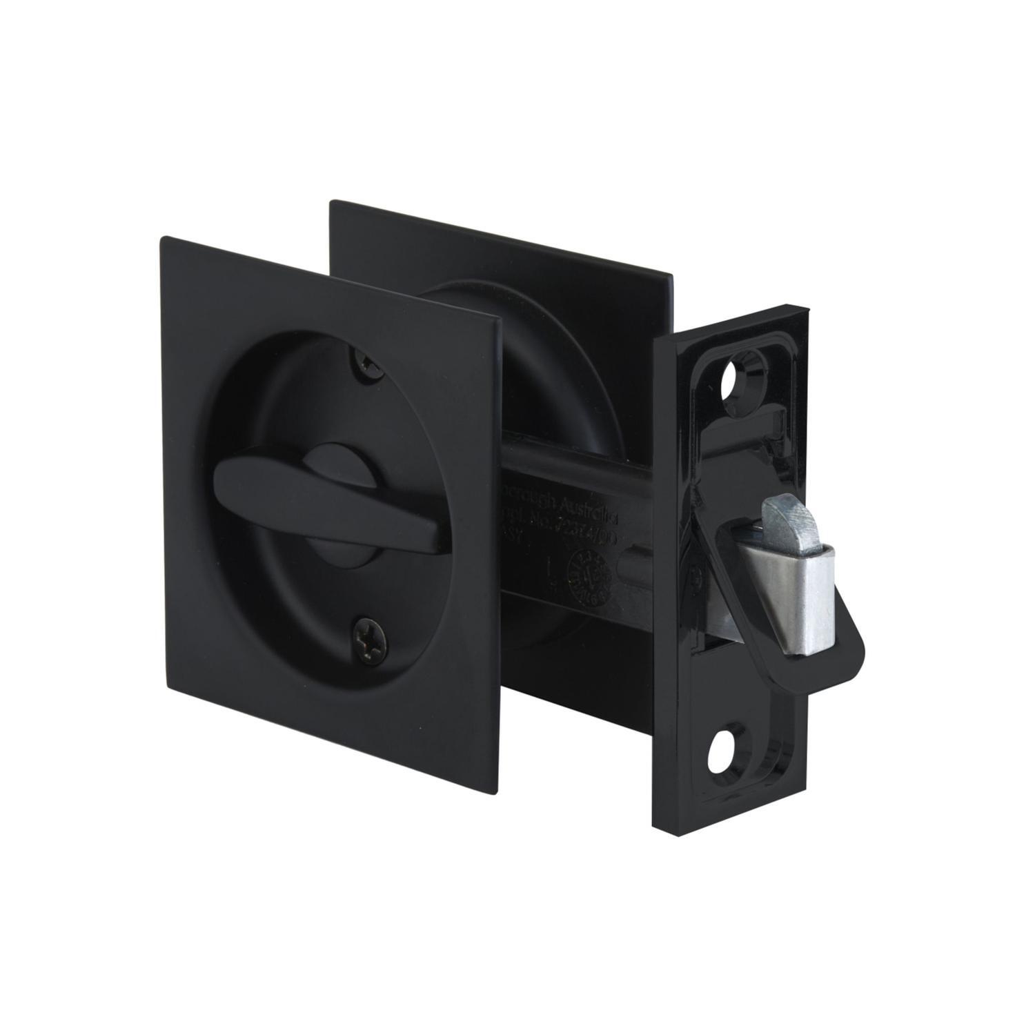 Privacy Cavity Slider  Matte Black