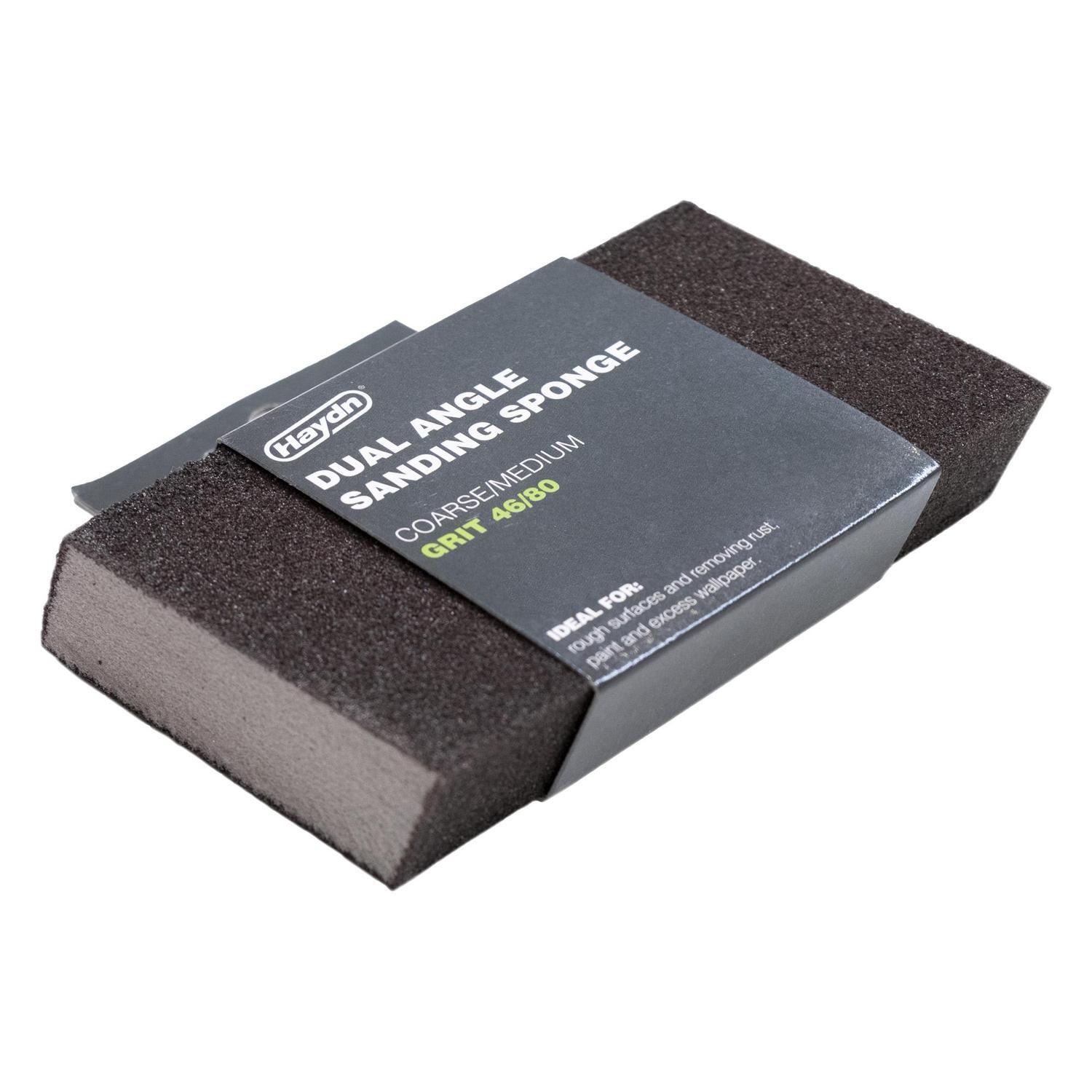 Sand Block Dual Angled Coarse/Medium 46/80 grit Grey