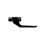 Window Handle Wedgeless High Profile Right-Hand Sub Fix 93mm Black