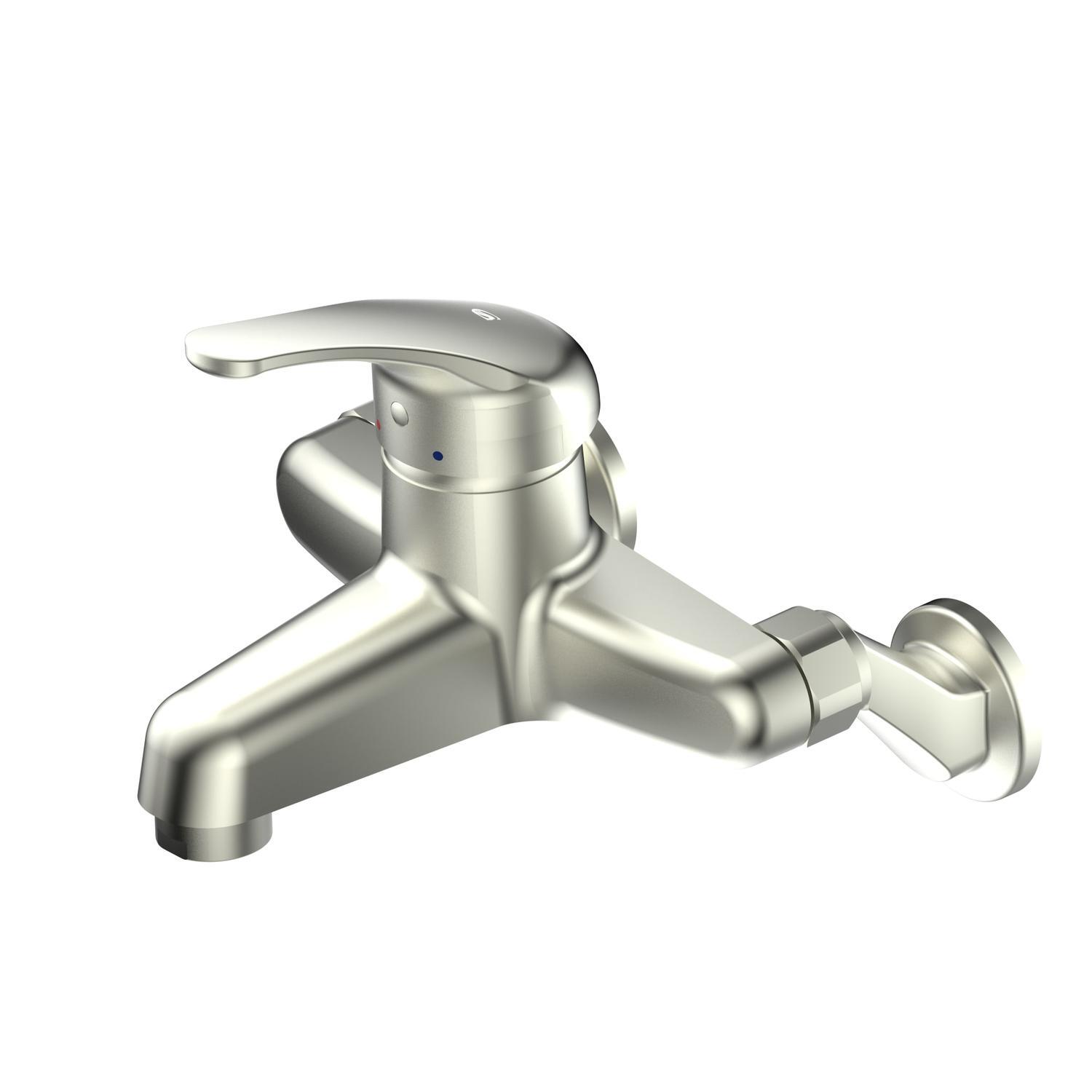 Exposed Bath Faucet  Brushed Nickle