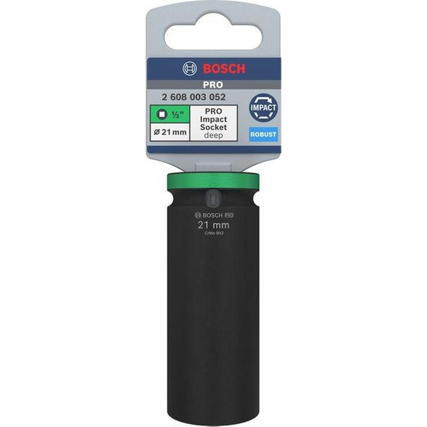 Impact Socket  1/2" 21 mm Deep