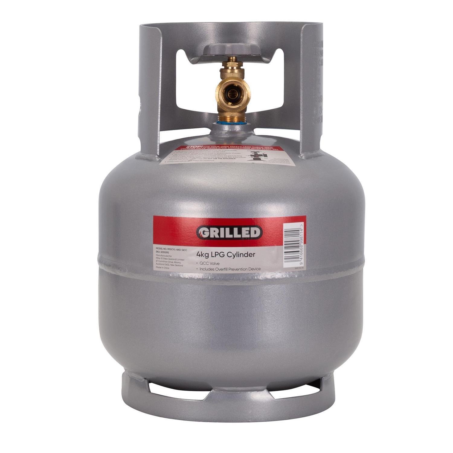 QCC LPG Gas Cylinder 4kg