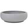 Cement Low Planter Bowl 45cm Grey