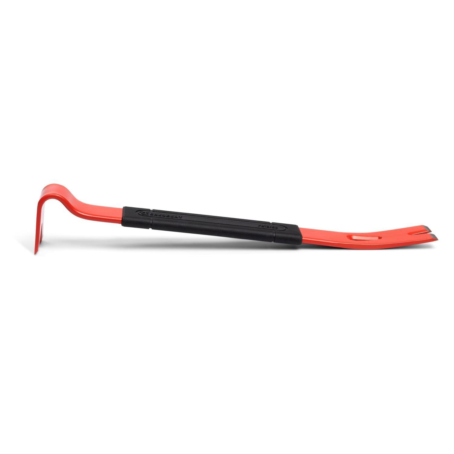 Flat Pry Bar With Grip 381mm Orange