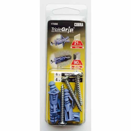 Anchors For Plasterboard Or Solid Walls