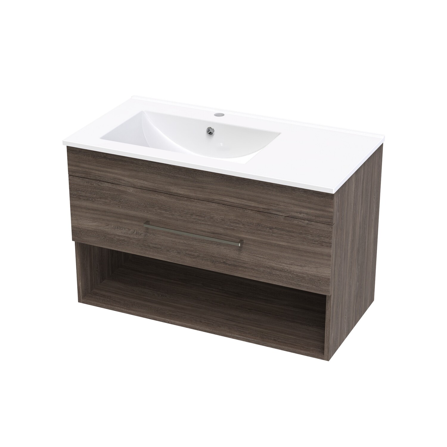 Cashmere Valley 900 Left Hand Bowl Drawer Open Colour