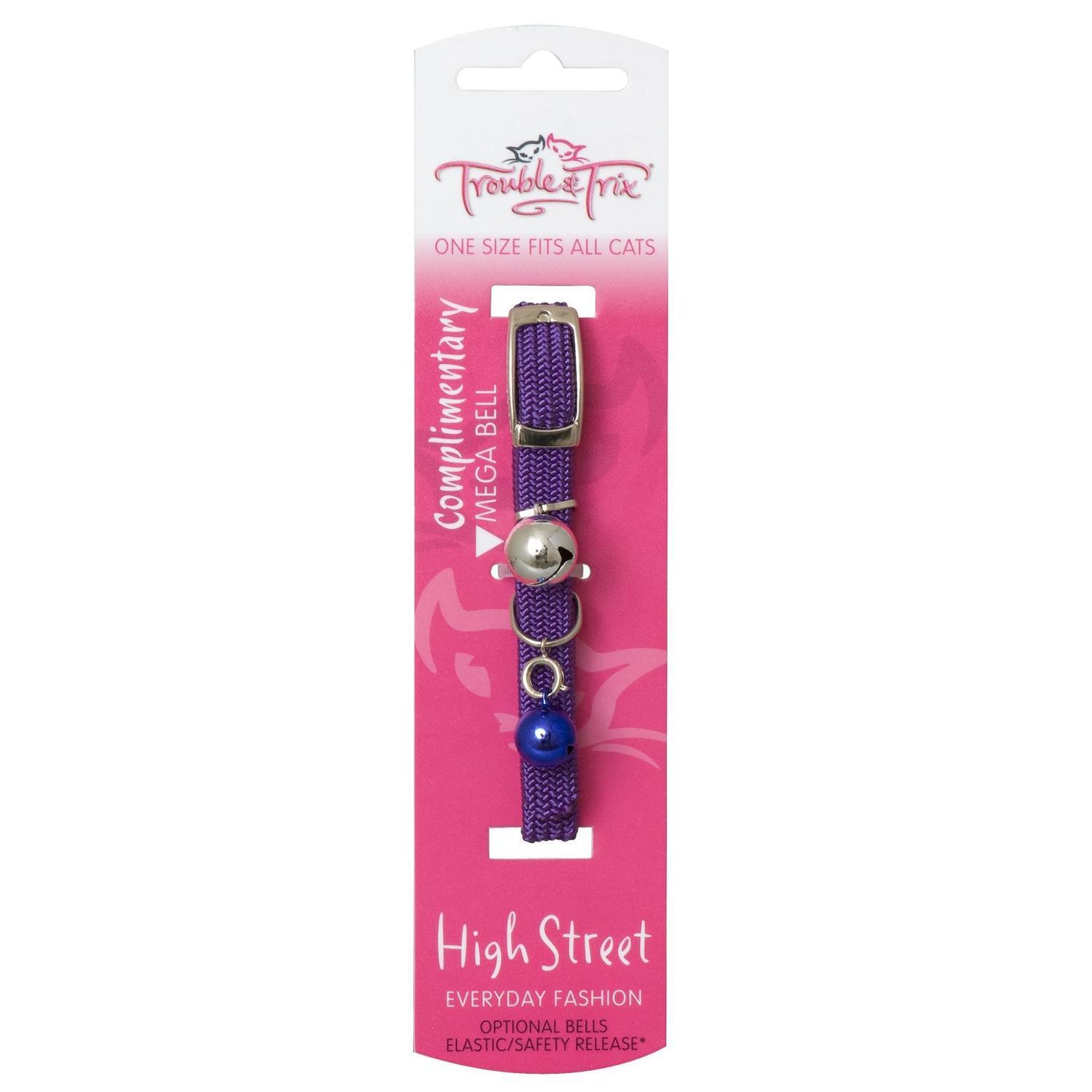 High Street Cat Collar Purple